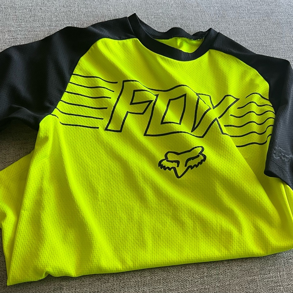 Fox Racing Ranger Print Short Sleeve s/s Jersey Flo Yellow